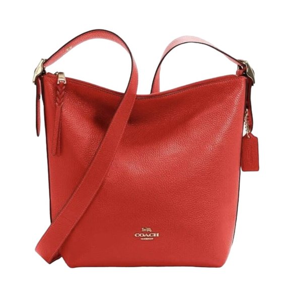 Coach Handbags - NWT Coach Red Val Duffle Shoulder Crossbody Purse
